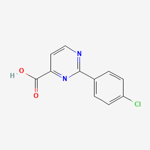 2-(4-Chlorophenyl)pyrimidine-4-carboxylic acid