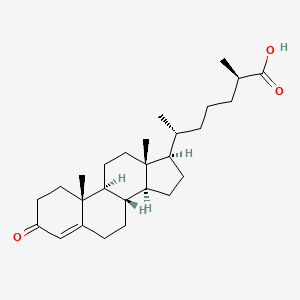 (25R)-Delta(4)-dafachronic acid