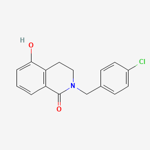 2-(4-chlorobenzyl)-5-hydroxy-3,4-dihydroisoquinolin-1(2H)-one