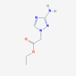 molecular formula C6H10N4O2 B1461014 ethyl 2-(3-amino-1H-1,2,4-triazol-1-yl)acetate CAS No. 895571-94-5