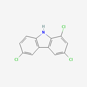 molecular formula C12H6Cl3N B14610147 1,3,6-Trichloro-9H-carbazole CAS No. 58910-95-5