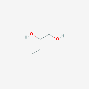 molecular formula C4H10O2<br>CH3CH2CH(OH)CH2OH<br>C4H10O2 B146104 1,2-Butanediol CAS No. 584-03-2