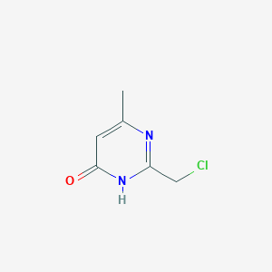 molecular formula C6H7ClN2O B1461058 2-(Chloromethyl)-6-methylpyrimidin-4-ol CAS No. 23862-02-4