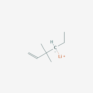 molecular formula C8H15Li B14611005 lithium;3,3-dimethylhex-1-ene CAS No. 60340-98-9