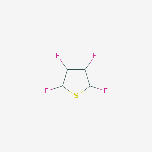 molecular formula C4H4F4S B146111 2,3,4,5-Tetrafluorothiolane CAS No. 133360-01-7
