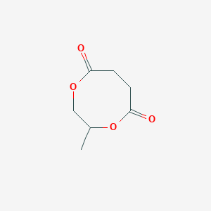 molecular formula C7H10O4 B14611170 2-Methyl-1,4-dioxocane-5,8-dione CAS No. 58537-68-1