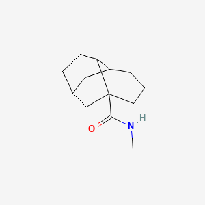 molecular formula C13H21NO B14611187 1,6-Methanonaphthalene-1(2H)-carboxamide, octahydro-N-methyl- CAS No. 58432-99-8