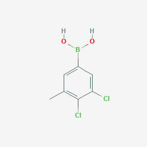 molecular formula C7H7BCl2O2 B1461152 3,4-Dichloro-5-methylphenylboronic acid CAS No. 1772622-45-3