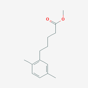 molecular formula C14H20O2 B14611532 Methyl 5-(2,5-dimethylphenyl)pentanoate CAS No. 60438-87-1