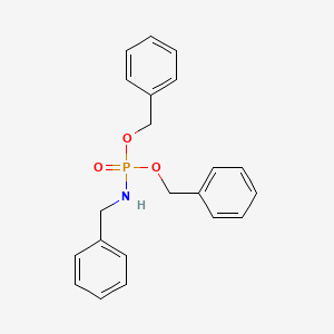 molecular formula C21H22NO3P B14611574 Dibenzyl benzylphosphoramidate CAS No. 56883-97-7