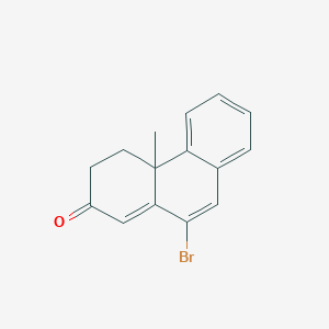 molecular formula C15H13BrO B14611581 10-Bromo-4a-methyl-4,4a-dihydrophenanthren-2(3H)-one CAS No. 58860-96-1