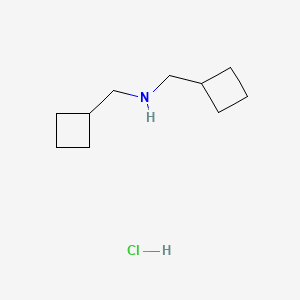 molecular formula C10H20ClN B1461162 Bis(cyclobutylmethyl)amine hydrochloride CAS No. 2059987-18-5