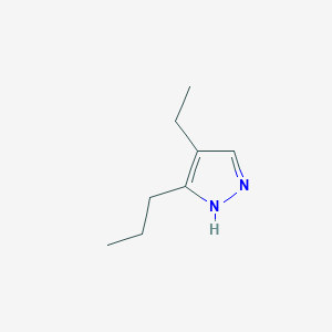 molecular formula C8H14N2 B14611625 4-ethyl-5-propyl-1H-pyrazole CAS No. 60224-00-2