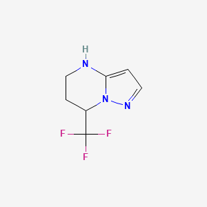 B1461172 7-(Trifluoromethyl)-4,5,6,7-tetrahydropyrazolo[1,5-a]pyrimidine CAS No. 725699-19-4