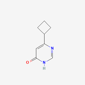 molecular formula C8H10N2O B1461177 6-Cyclobutylpyrimidin-4-ol CAS No. 1423024-50-3