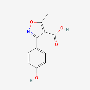 3-(4-Hydroxyphenyl)-5-methylisoxazole-4-carboxylic Acid