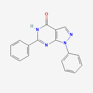 4H-Pyrazolo[3,4-d]pyrimidin-4-one, 1,5-dihydro-1,6-diphenyl-