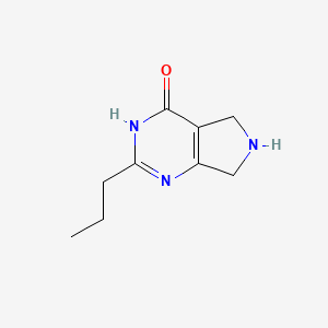 2-Propyl-6,7-dihydro-5H-pyrrolo-[3,4-d]pyrimidin-4-ol