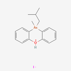 molecular formula C17H21AsIO B14611859 CID 78066317 