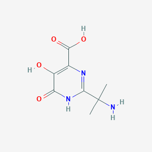 2-(1-Amino-1-methylethyl)-5,6-dihydroxypyrimidine-4-carboxylic acid