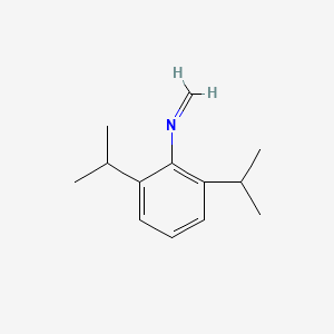 molecular formula C13H19N B14611879 Benzenamine, N-methylene-2,6-bis(1-methylethyl)- CAS No. 60090-48-4
