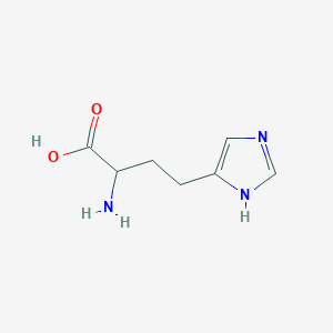 molecular formula C7H11N3O2 B014612 Homohistidine CAS No. 5817-77-6