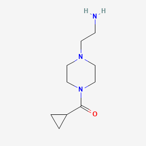(2-[4-(Cyclopropylcarbonyl)piperazin-1-YL]ethyl)amine