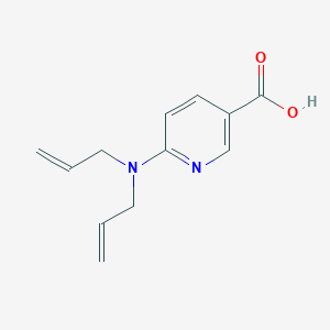 6-[Bis(prop-2-en-1-yl)amino]pyridine-3-carboxylic acid