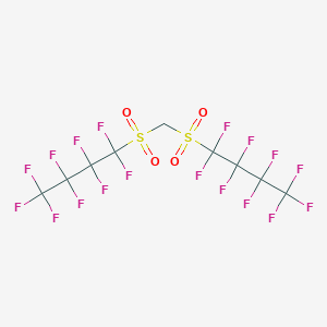 molecular formula C9H2F18O4S2 B146121 双(壬氟丁基磺酰基)甲烷 CAS No. 29214-37-7