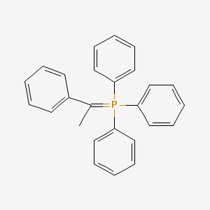 molecular formula C26H23P B14612665 Phosphorane, triphenyl(1-phenylethylidene)- CAS No. 58594-19-7