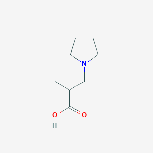 2-Methyl-3-pyrrolidin-1-ylpropanoic acid