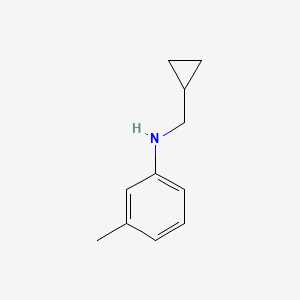 N-(cyclopropylmethyl)-3-methylaniline