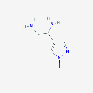 1-(1-methyl-1H-pyrazol-4-yl)ethane-1,2-diamine