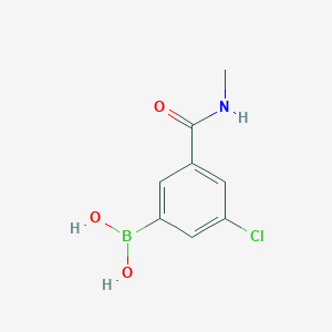 (3-Chloro-5-(methylcarbamoyl)phenyl)boronic acid