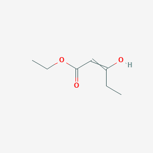 molecular formula C7H12O3 B14612852 Ethyl 3-hydroxypent-2-enoate CAS No. 60223-99-6