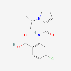 4-chloro-2-[1-(propan-2-yl)-1H-pyrrole-2-amido]benzoic acid