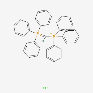 molecular formula C37H31ClP2 B14613105 Triphenyl[(triphenyl-lambda~5~-phosphanylidene)methyl]phosphanium chloride CAS No. 58513-98-7