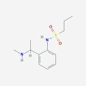 N-{2-[1-(methylamino)ethyl]phenyl}propane-1-sulfonamide