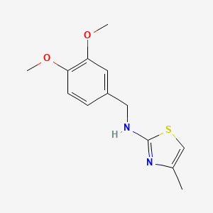 N-(3,4-dimethoxybenzyl)-4-methyl-1,3-thiazol-2-amine