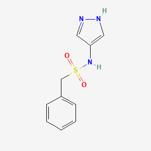 1-phenyl-N-(1H-pyrazol-4-yl)methanesulfonamide