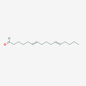 molecular formula C16H28O B14613225 Hexadeca-6,11-dienal CAS No. 58701-06-7