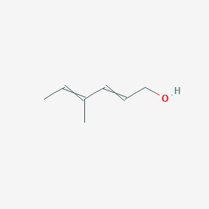 molecular formula C7H12O B14613239 4-Methylhexa-2,4-dien-1-ol CAS No. 57258-51-2