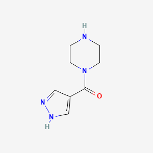 1-(1H-pyrazole-4-carbonyl)piperazine