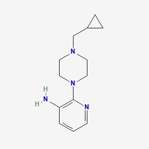 2-[4-(Cyclopropylmethyl)piperazin-1-yl]pyridin-3-amine