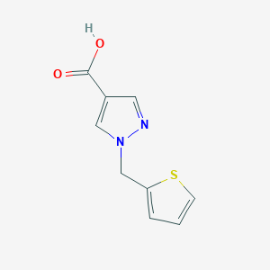 1-(thiophen-2-ylmethyl)-1H-pyrazole-4-carboxylic acid