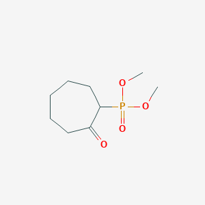 molecular formula C9H17O4P B14613433 Dimethyl (2-oxocycloheptyl)phosphonate CAS No. 60719-14-4