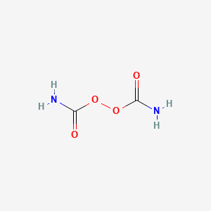 molecular formula C2H4N2O4 B14613458 Carbamoyl peroxide CAS No. 57223-40-2