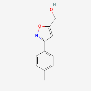 molecular formula C11H11NO2 B1461346 (3-P-Tolyl-isoxazol-5-YL)-methanol CAS No. 206055-87-0