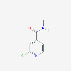 molecular formula C7H7ClN2O B146135 2-chloro-N-methylisonicotinamide CAS No. 131418-11-6