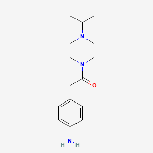 4-[2-(4-Isopropylpiperazin-1-yl)-2-oxoethyl]aniline